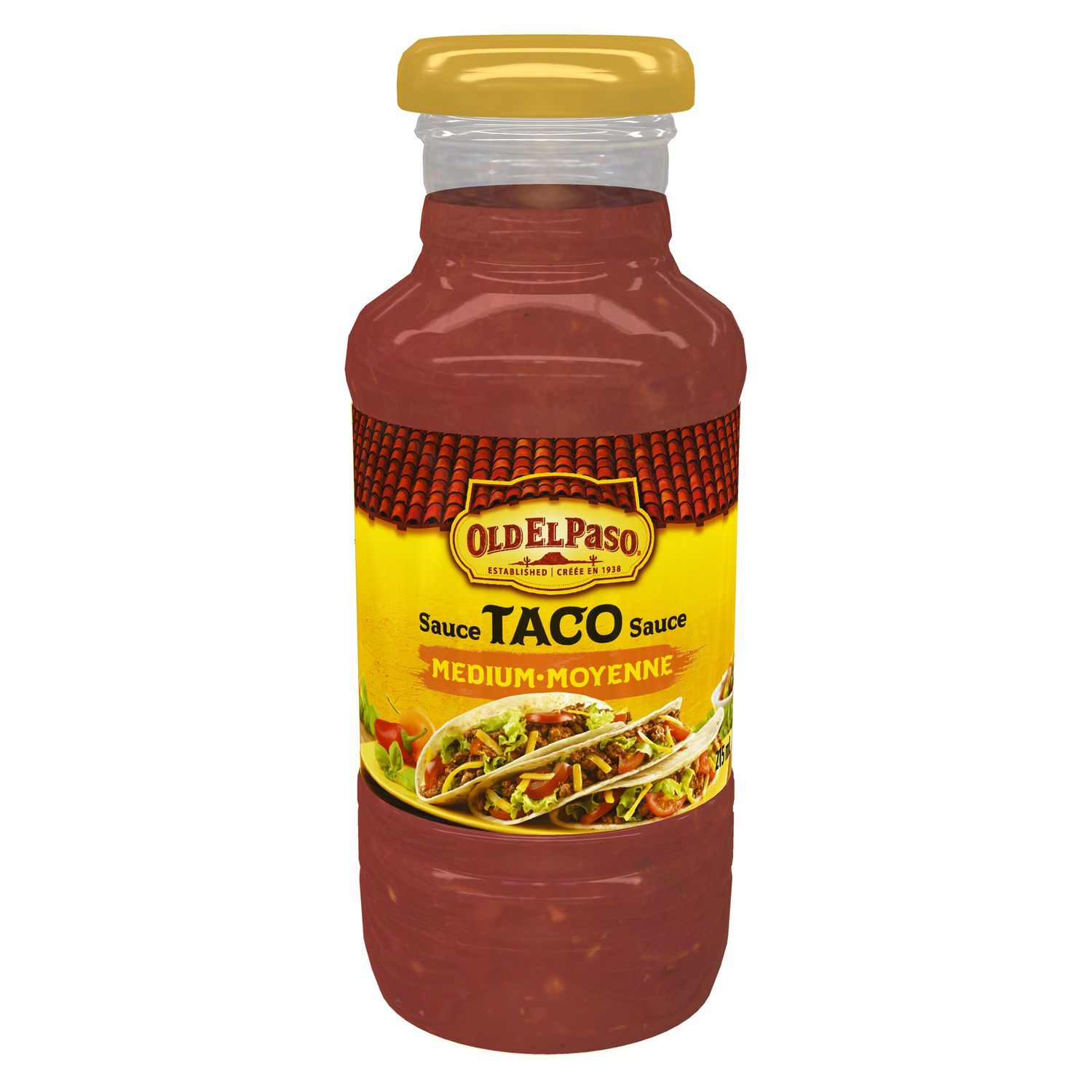 Old El Paso Medium Taco Sauce 6 x 215ml Canada BBQ & Hot Sauces