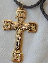 Golden metal cross thumb200