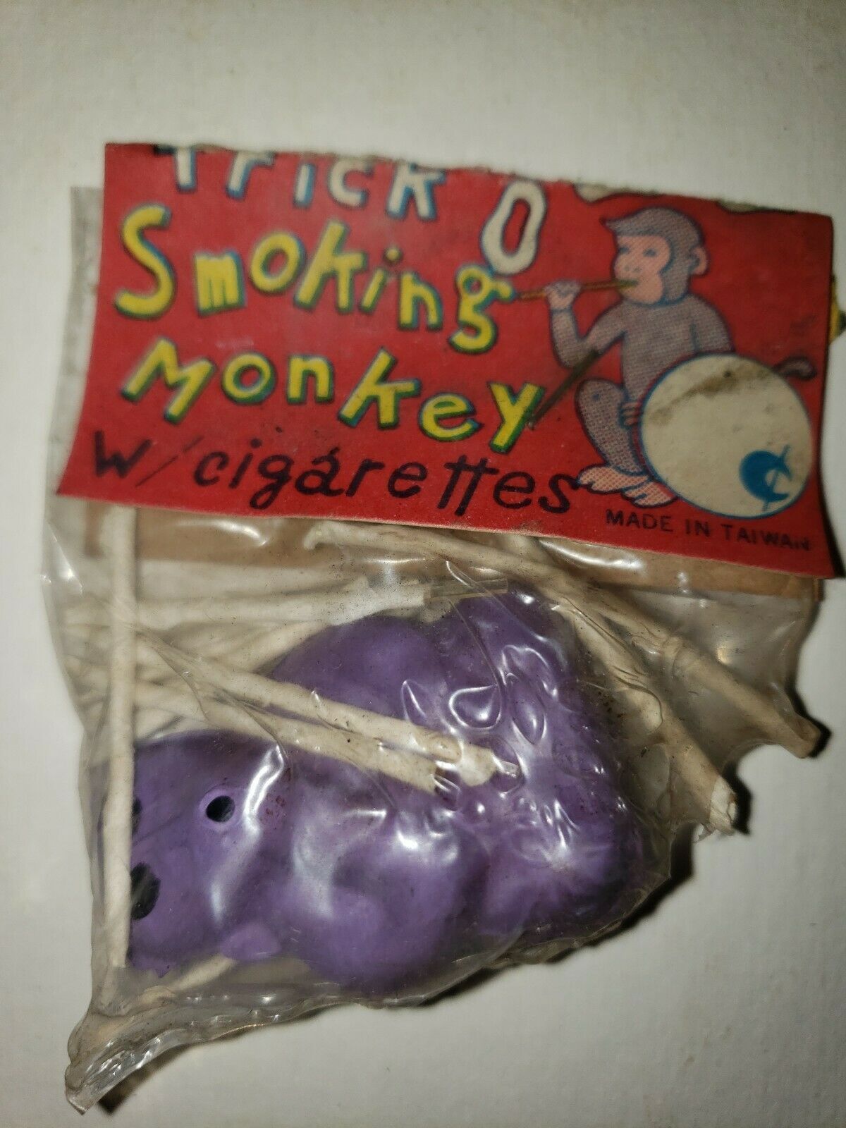 1970's smoking monkey toy