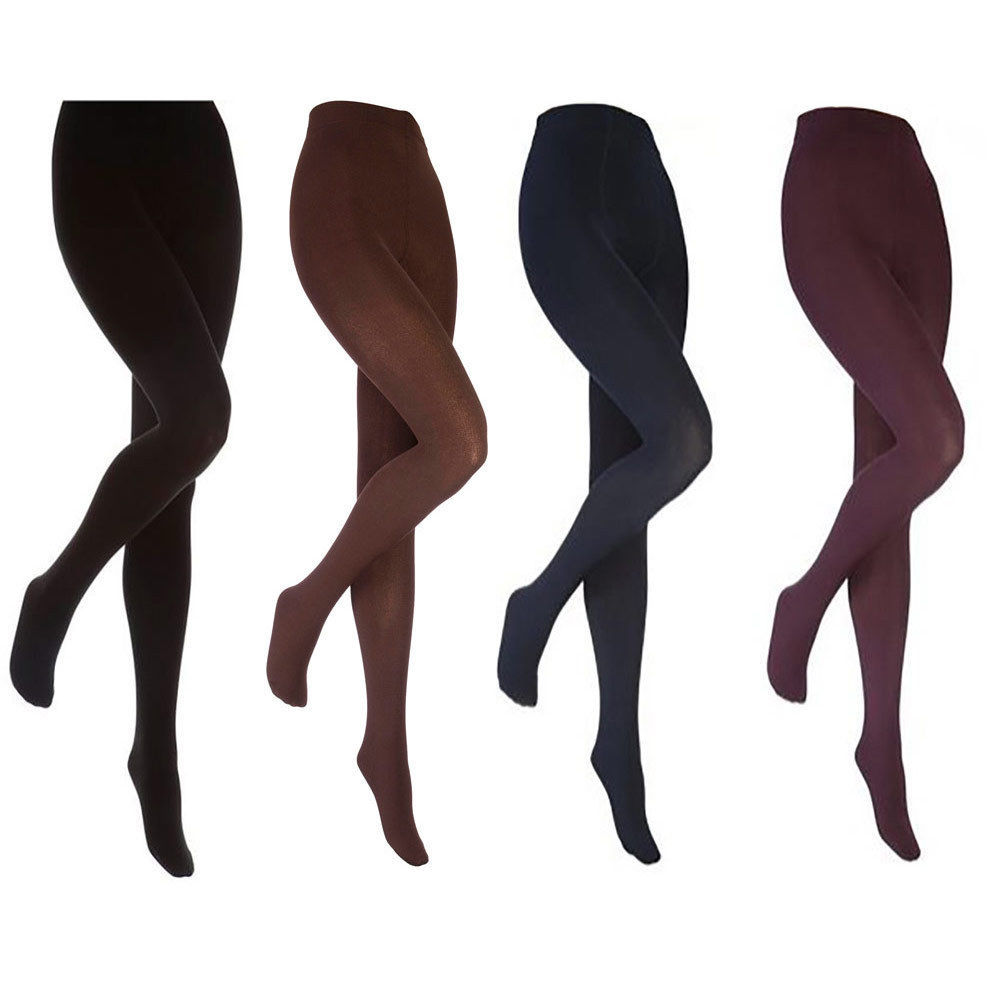Heat Holders - Womens Thick Winter Warm Opaque Footed Insulated Thermal Tights