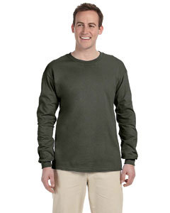 L  Military Green Long sleeve Gildan ultra cotton T-shirt 2400 G240