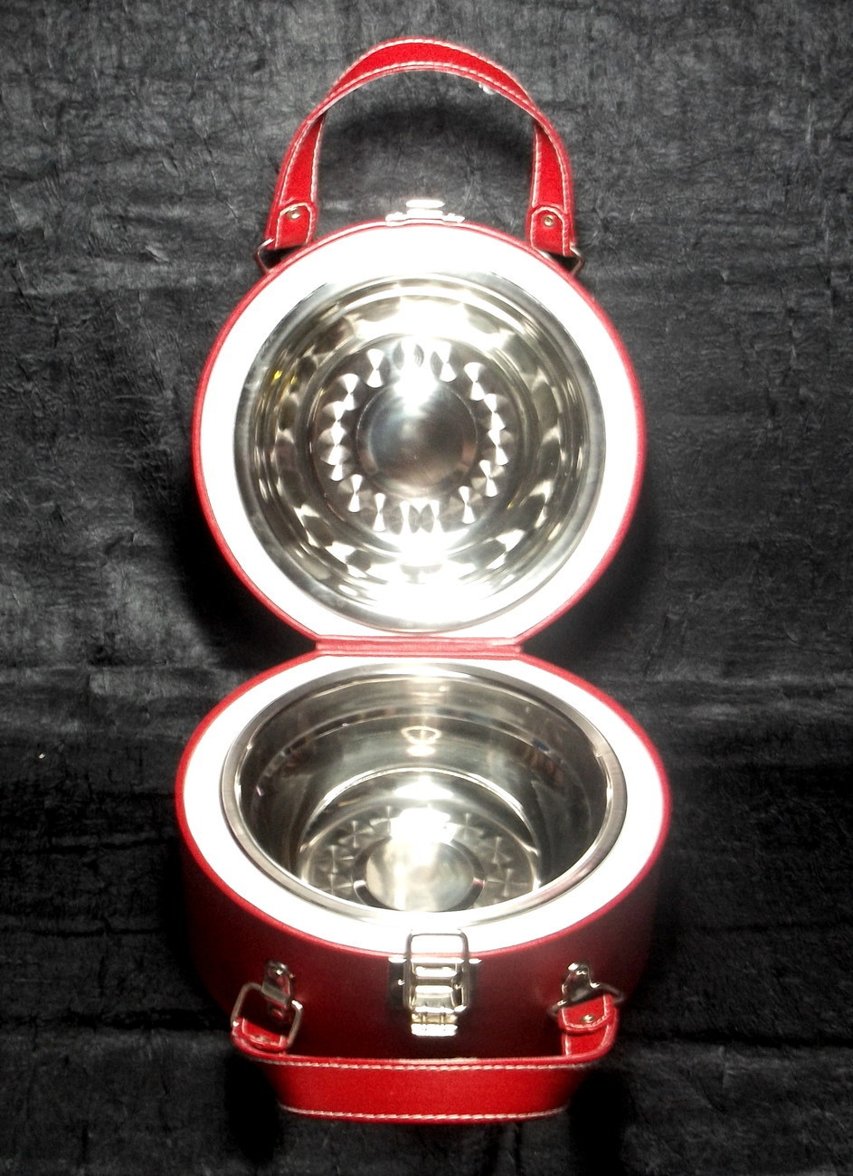 Travel Food and Water Bowls for Cat Meow Red Pet Boutique Dishes