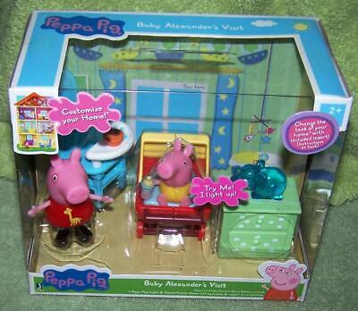 Peppa Pig PEPPA PIG Baby Alexander's Visit Mini Set New - TV & Movie ...