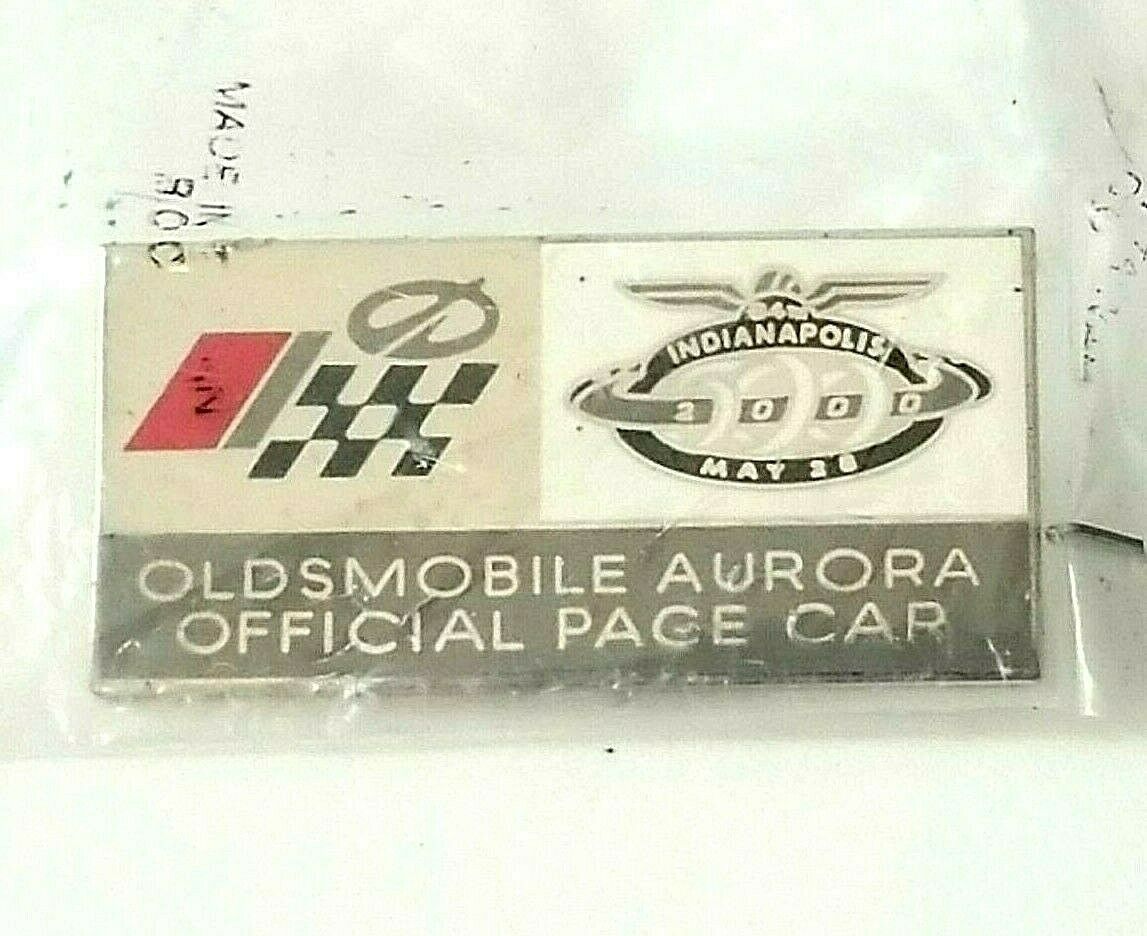 Primary image for 2000 Oldsmobile Aurora Official Pace Car Indy Indianapolis 500 Race Lapel Pin 