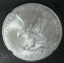 2022 American Silver Eagle $1 NGC MS70 FIRST DAY OF ISSUE - Don't Tread On Me  image 3