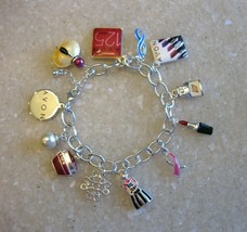 Avon 125th Anniversary Silver Tone Charm Bracelet / 2011 / Nib / Free Shipping - $11.95