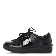 VALENTINO Calfskin Womens Rockstud Sneakers | Black | Size 11 (EU 41) - $247.50