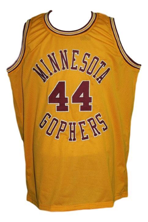 Kevin McHale #44Minnesota Gophers Basketball Jersey Sewn Gold Any Size
