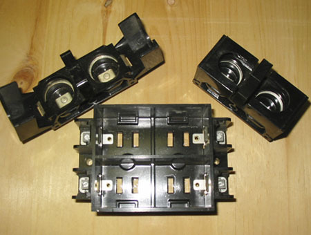 AEC 15/30 AMP MAX. 2 POLE TWIN PLUG-IN FUSE HOLDERS + FUSE ... fuse plug box 
