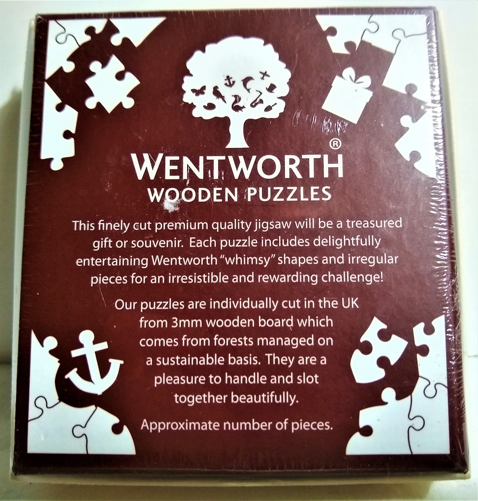 Wentworth Wooden Puzzle NIB 30 pcs Wooden & Handcrafted Toys