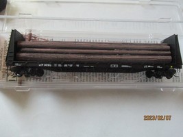 Micro-Trains # 05400280 Western Pacific 61' Bulkhead Flat Car w/Load. N-Scale image 1