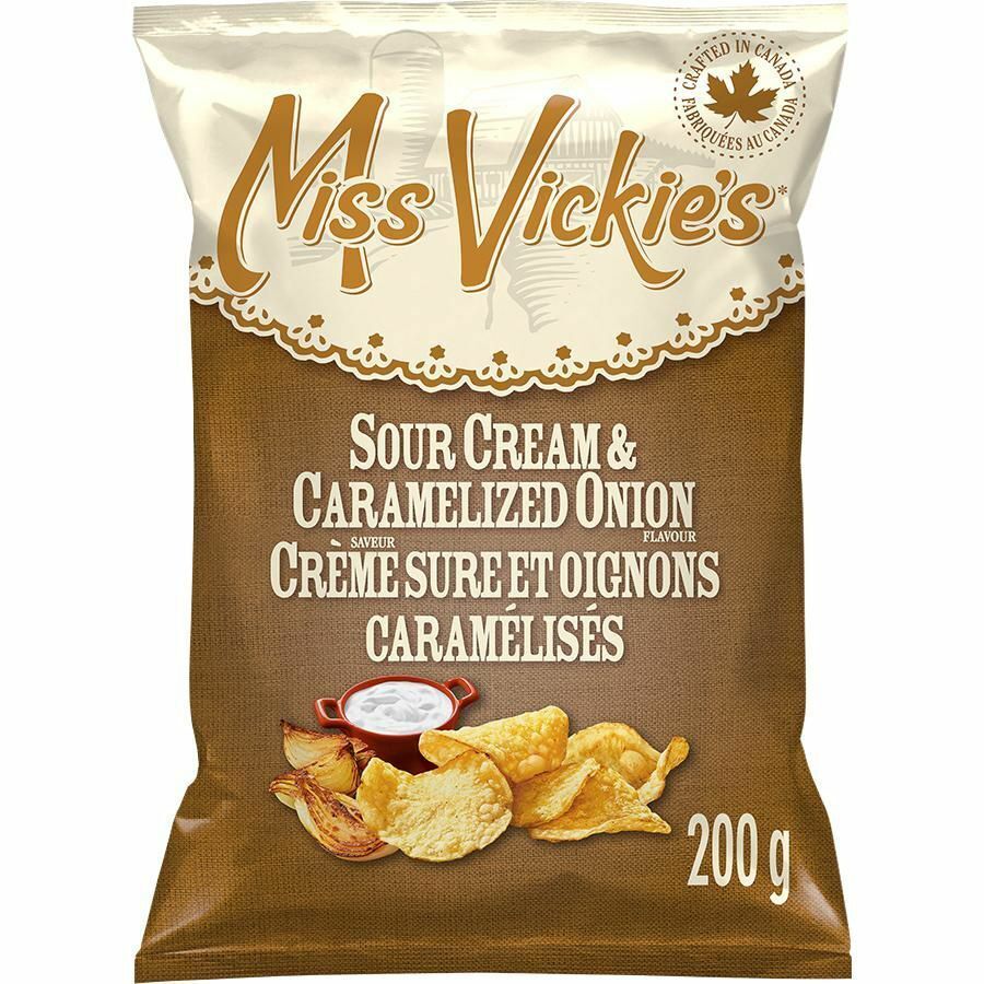 10 Bags of Miss Vickie's Sour Cream & Caramelized Onion Potato Chips