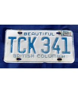 1973 to 1978 Canada British Columbia Single License Plate TCK 341 - $19.99