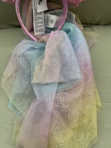 Disney Parks Fairies Minnie Mouse Ears Headband Pastel Veil NEW image 2