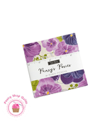 Moda PANSY&#39;S POSIES Robin Pickens Quilting CHARM PACK 42- 5&quot; squares - $11.83