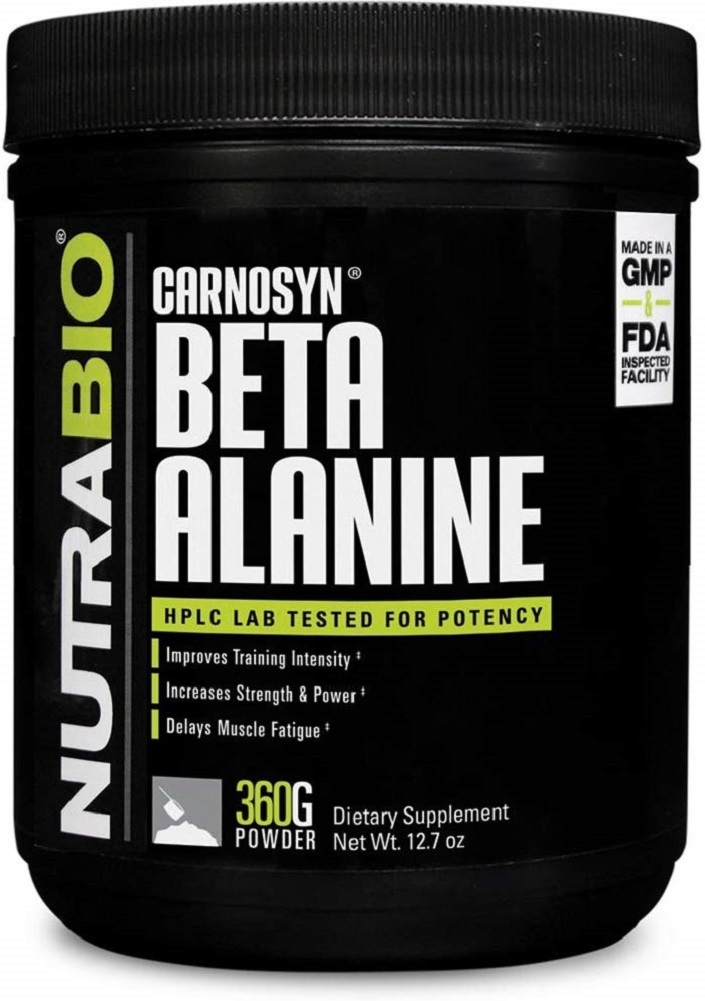 NutraBio Beta Alanine Powder - 360 Grams