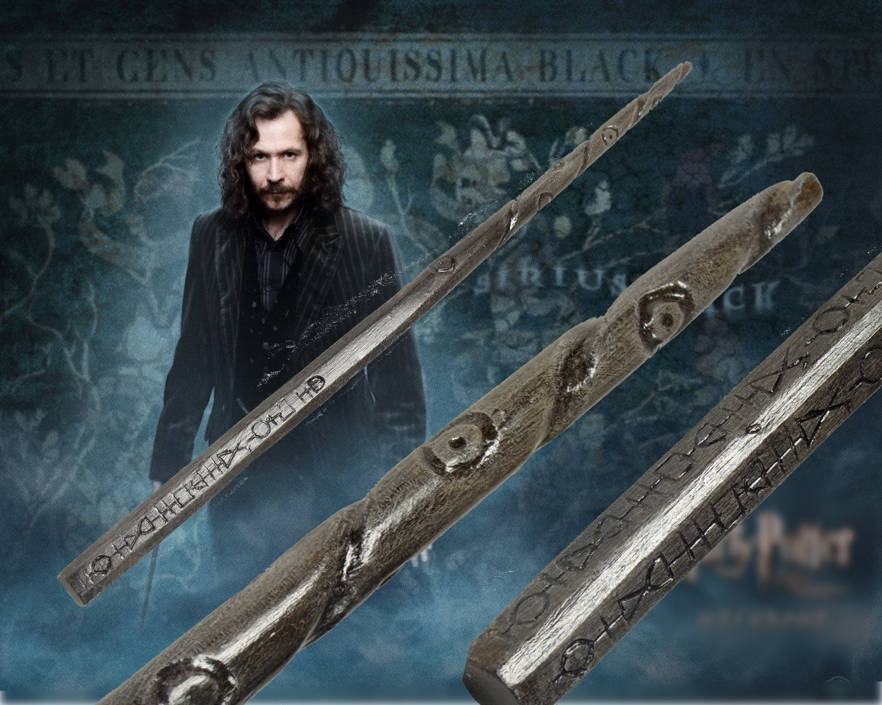 Jakks Pacific Harry Potter Collectible Wand Sirius Black NEW 