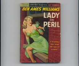 Williams - LADY IN PERIL - 1949 - classic Belarski cover art - $12.00
