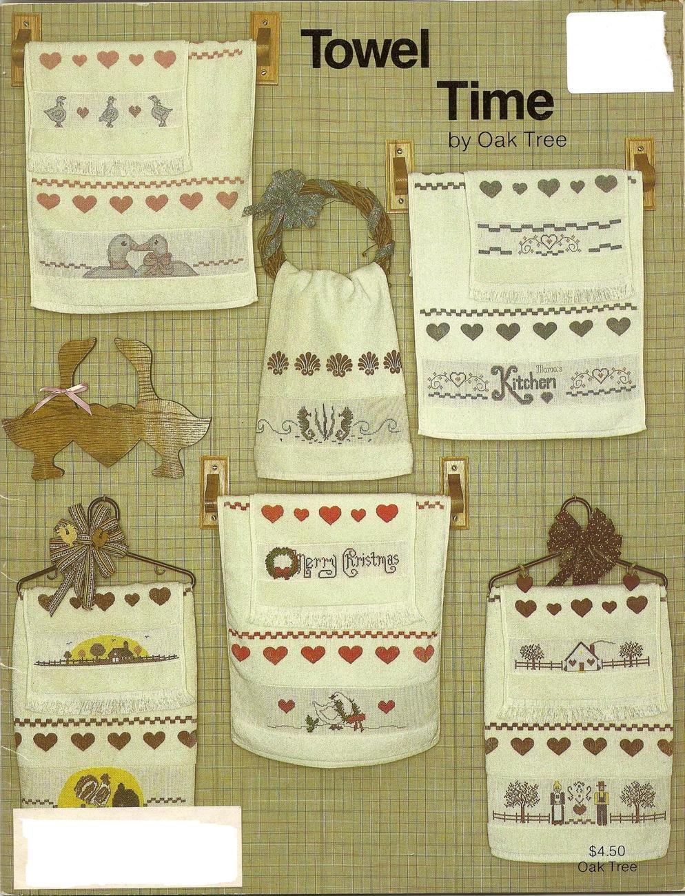 Towel Time Cross Stitch Patterns 16 Patterns in all. - Other