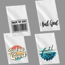 Set of 4 Decorative Kitchen Towels Dish Drying Absorbent God Christian R... - $29.65