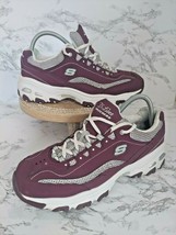 Skechers Womens Sport Livewire 11850 Lace Up Burgundy Sneaker Shoes Size... - $44.54