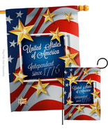 Independence Since 1776 - Impressions Decorative Flags Set S137219-P3 - £46.37 GBP