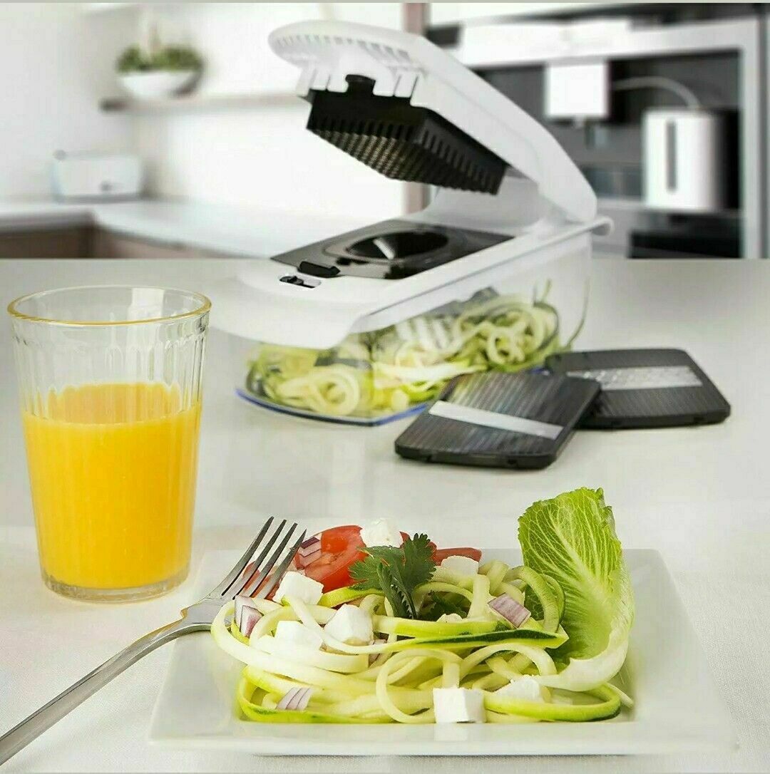 NEW Sharper Image Professional 7in1 Vegetable Chopper and Spiralizer