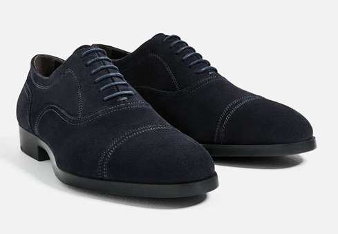 New Handmade Men fashion suede shoes, Men navy blue suede dress shoes, Mens foot