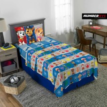 Paw Patrol 3 Piece Microfiber Twin Bedding Sheet Set &amp; Pillowcase Kids C... - $39.59