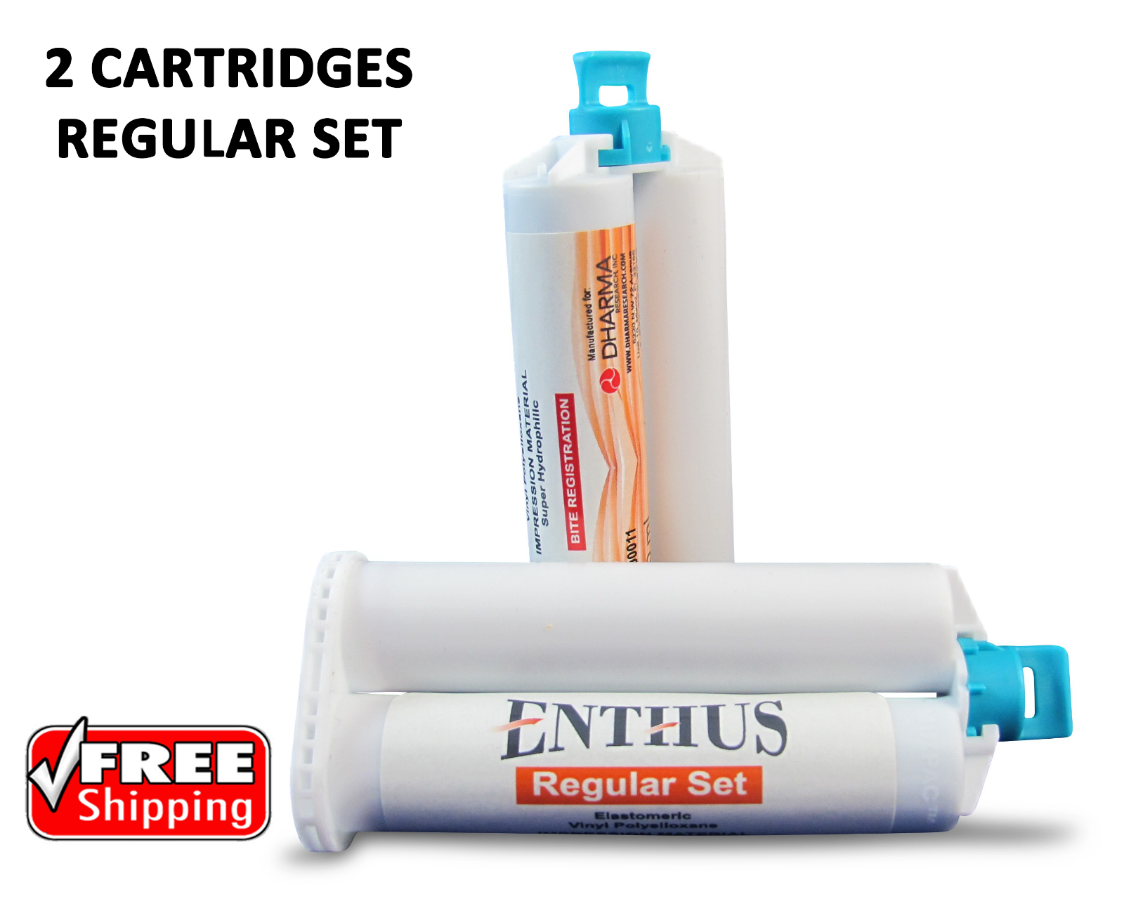 ENTHUS VPS PVS BITE REGISTRATION MATERIAL REGULAR SET 2 X 50ML