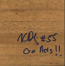 Keyon Dooling Signed Floorboard w/ Go Nets Inscription Missouri Clippers