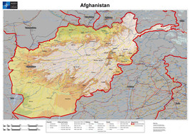2009 NATO Map of Afghanistan OTAN Military Poster History - $13.81+