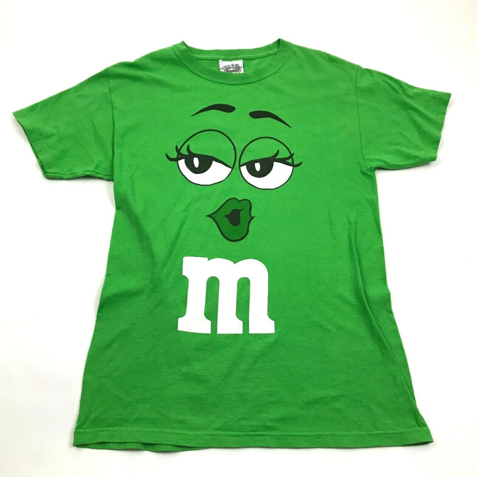 M&M's Ms. Green Lady Shirt Size S Small Adult Chocolate Candy Official ...