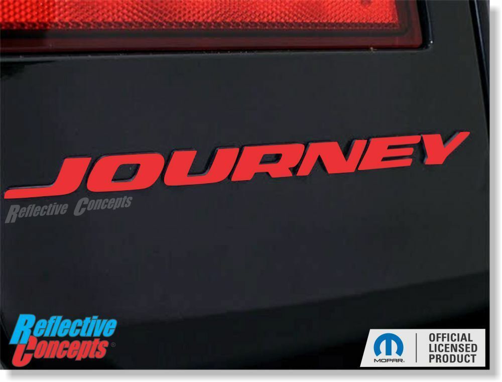 JOURNEY Emblem Overlay Decal for 2014-2020 Dodge Journey