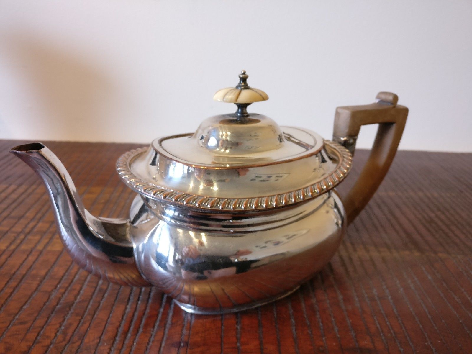 Old Sheffield Plate teapot circa 1820 antique English 18th century
