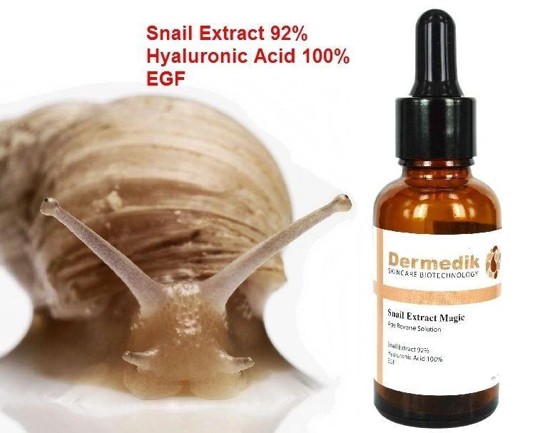 SNAIL EXTRACT 92% HYALURONIC ACID 100% EGF AGE REVERSAL FIRMING COLLAGEN SERUM 3