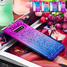 For Samsung S23 S22 S20F A31 A51 S10 S9 Shockproof Glitter hard Silicon case - $49.73