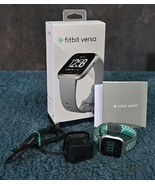 Fitbit Versa Smart Watch, Gray/Silver Aluminum, One Size 5.5 to 7.5 inch... - $50.00