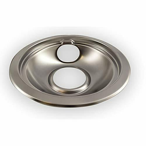 4 Universal, Chrome Stove Drip Pans Electric Burner Covers Top
