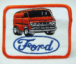 FORD VAN orange.  vintage jacket patch.  mint - $11.00