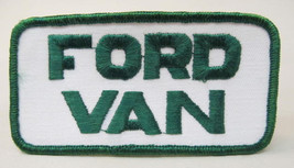 FORD VAN green lettering  vintage jacket patch.  mint - $8.75