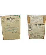 4 1915 THE BILLBOARD Correspondence Letterhead and Receipts Barron Count... - $29.99