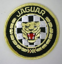 JAGUAR round shape automotive vintage jacket patch - $11.50
