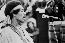 Jimi Hendrix performing on stage at Woodstock 1969 18x24 Poster - $23.99