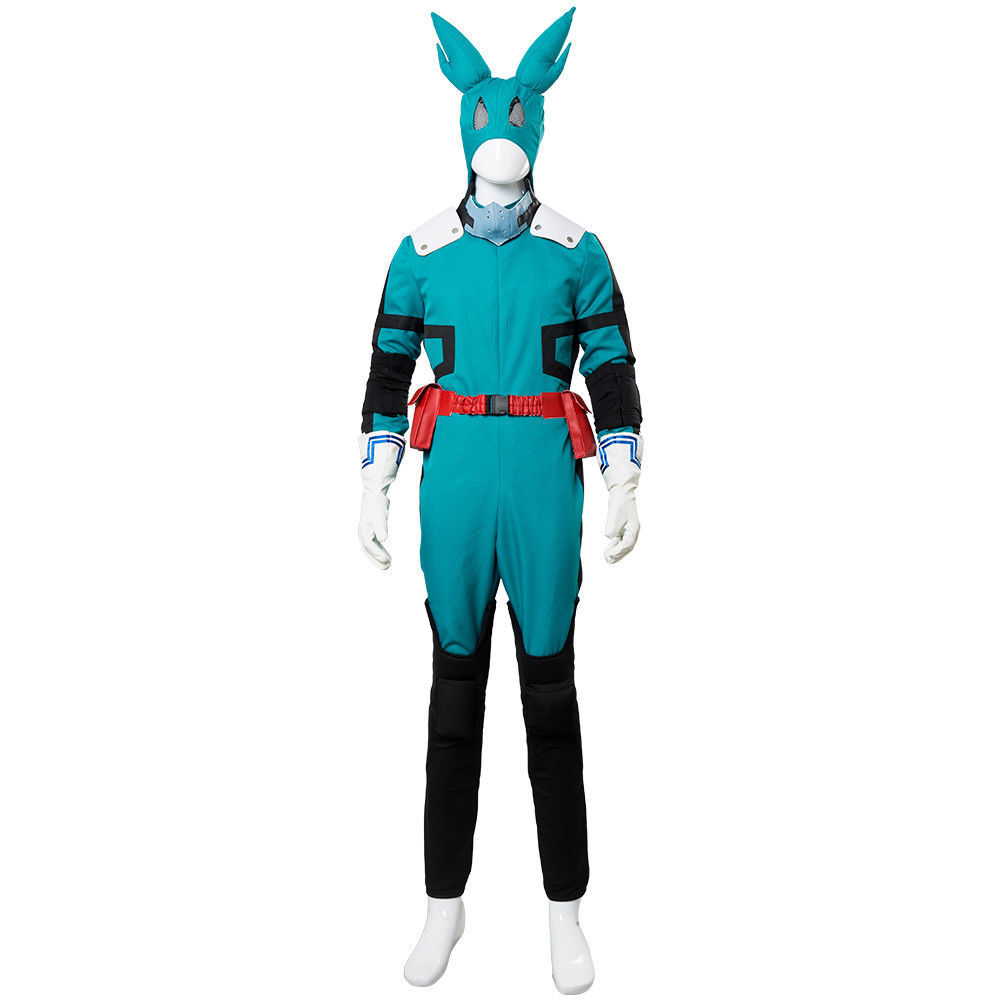 Boku no/My Hero Academia S2 Izuku Midoriya Cosplay Costume Battle Suit ...