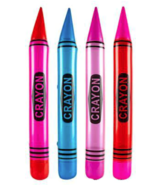 4 pack 44&quot; Inflatable Crayon Toy kids school blow up IN034 - $18.04
