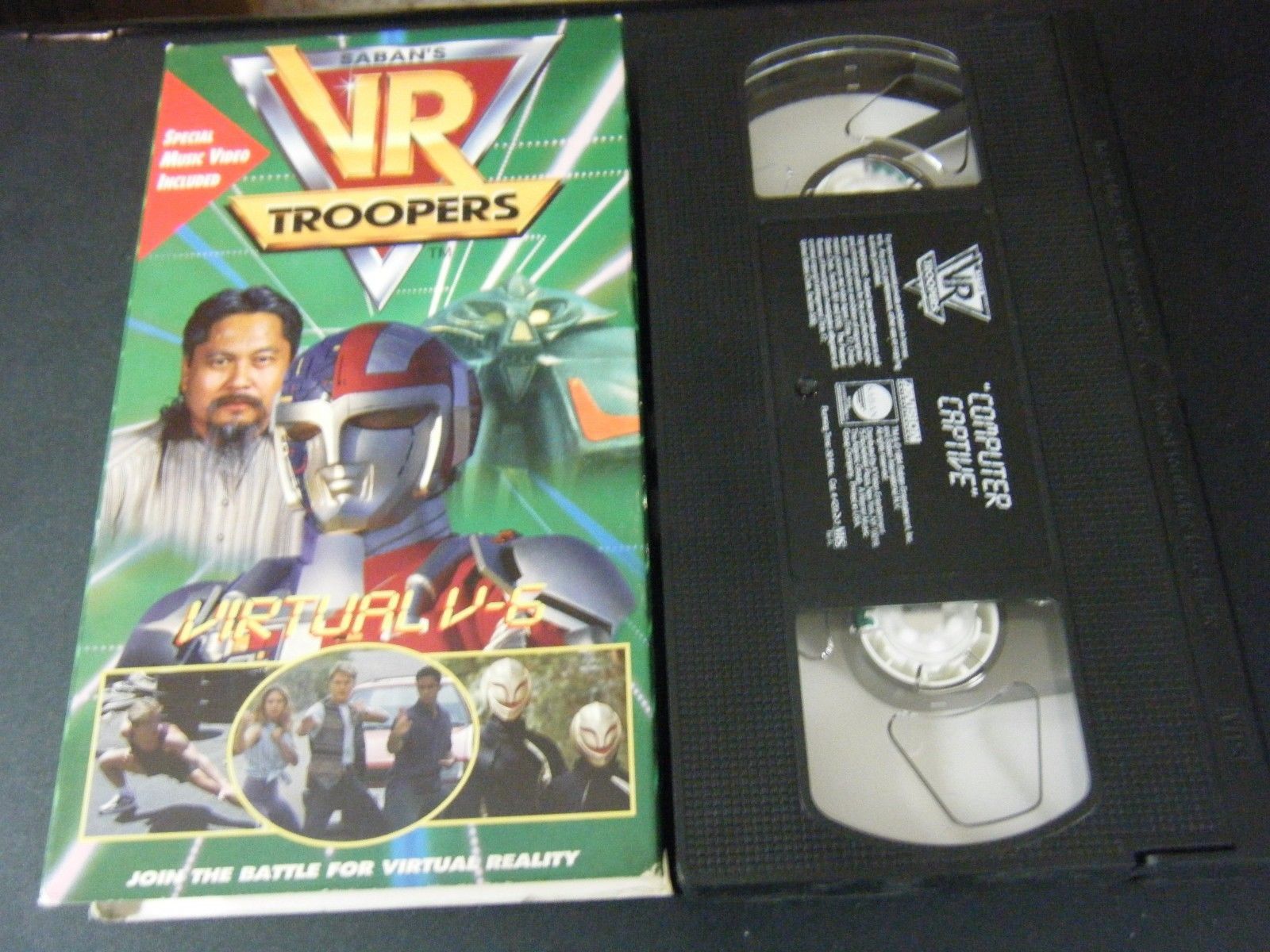 VR Troopers - Computer Captive (VHS, 1994) - Tape Only!!! - VHS Tapes