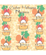 Pick 6 Candy Corn Halloween Names - $4.99