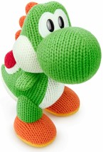 Nintendo Green Yarn Big Yoshi Amiibo Yoshi Yarn Plush Knitted Woolly World New - $291.31