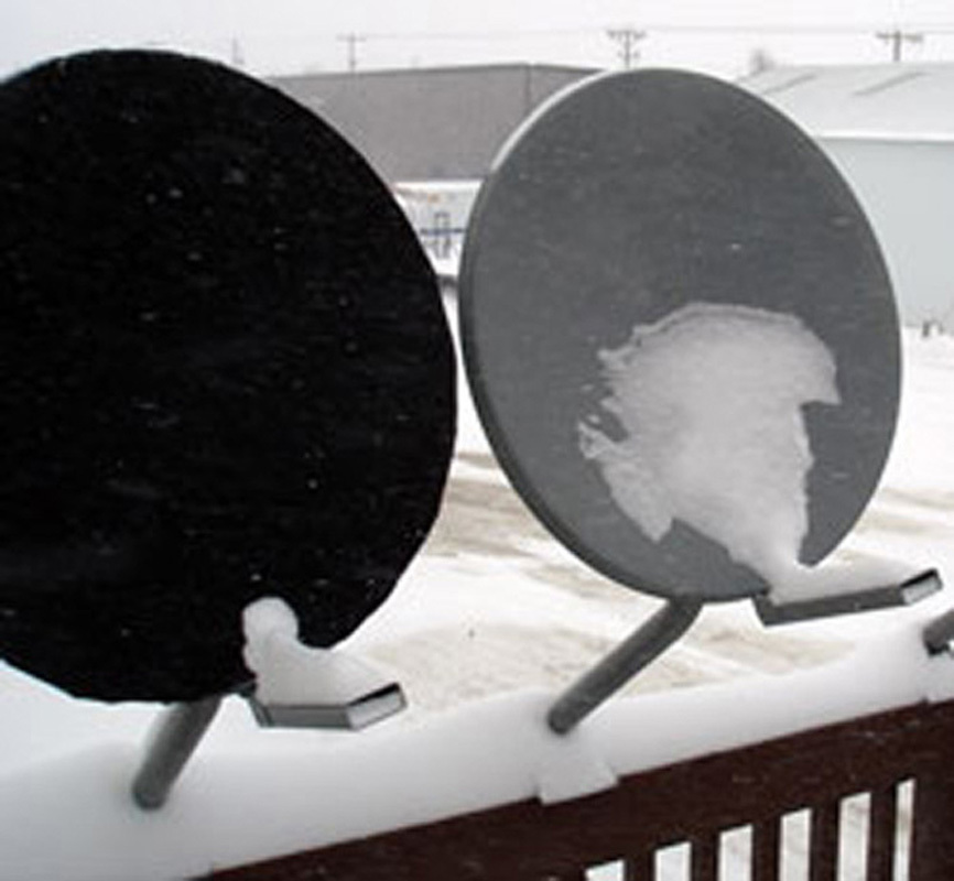 dish the DISH hoodie Satellite dish cover universal black for round or elliptical dish TV 